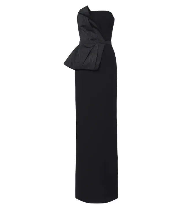 Kasia draped crêpe gown Kasia draped crêpe gown