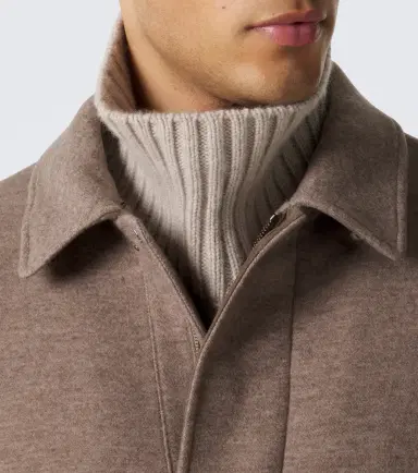 Canali Shearling-trimmed wool and cashmere jacket | Thumbnail 6 Canali Shearling-trimmed wool and cashmere jacket | Thumbnail 6