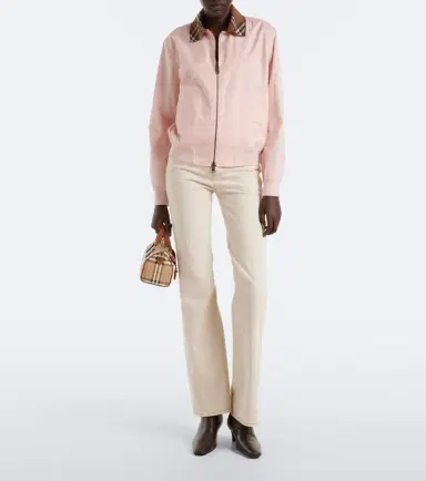 Burberry Check cotton blouson jacket | Thumbnail 5 Burberry Check cotton blouson jacket | Thumbnail 5
