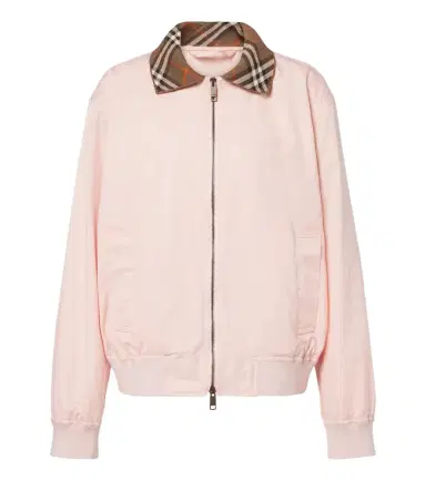 Burberry Check cotton blouson jacket | Thumbnail 1 Burberry Check cotton blouson jacket | Thumbnail 1