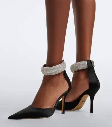 Mach & Mach She's A Lady embellished satin pumps | Thumbnail 6 Mach & Mach She's A Lady embellished satin pumps | Thumbnail 6