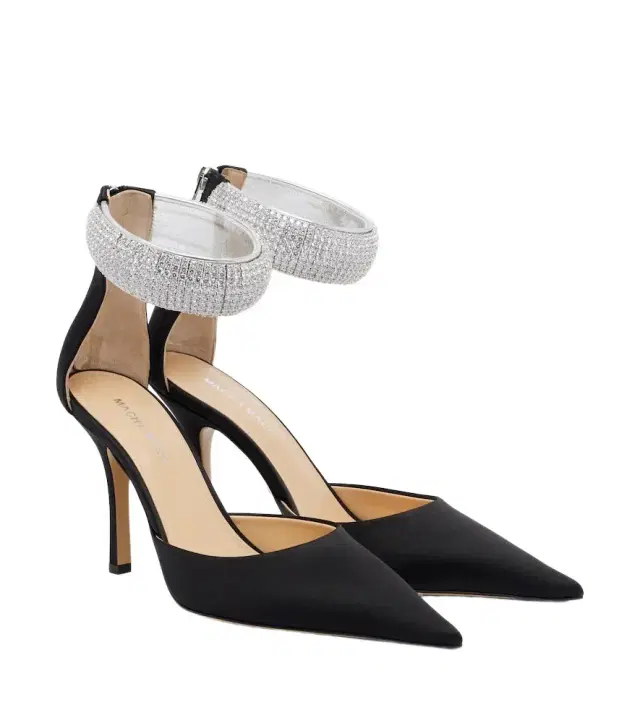 She's A Lady embellished satin pumps She's A Lady embellished satin pumps