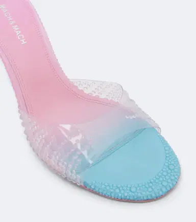 Mach & Mach Crystal Flame embellished PVC mules | Thumbnail 4 Mach & Mach Crystal Flame embellished PVC mules | Thumbnail 4