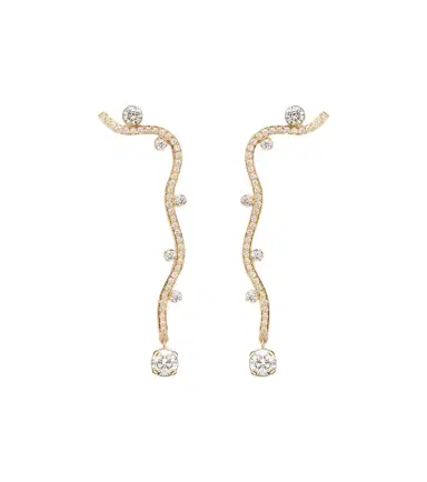Sophie Bille Brahe Grand Ocean Etoile 18kt gold earrings with diamonds | Thumbnail 1 Sophie Bille Brahe Grand Ocean Etoile 18kt gold earrings with diamonds | Thumbnail 1