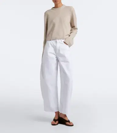 Alaïa Alaïa Barrel-leg jeans | Thumbnail 7 Alaïa Alaïa Barrel-leg jeans | Thumbnail 7