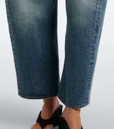 Alaia Alaïa Faded barrel-leg jeans | Thumbnail 3 Alaia Alaïa Faded barrel-leg jeans | Thumbnail 3