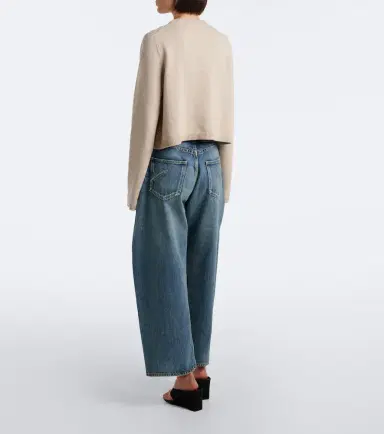 Alaia Alaïa Faded barrel-leg jeans | Thumbnail 5 Alaia Alaïa Faded barrel-leg jeans | Thumbnail 5