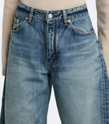 Alaia Alaïa Faded barrel-leg jeans | Thumbnail 6 Alaia Alaïa Faded barrel-leg jeans | Thumbnail 6