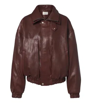 Magda Butrym Leather blouson jacket | Thumbnail 1 Magda Butrym Leather blouson jacket | Thumbnail 1