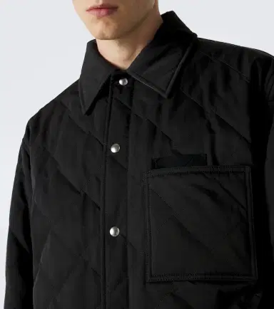 Bottega Veneta Intrecciato quilted cotton-blend overshirt | Thumbnail 3 Bottega Veneta Intrecciato quilted cotton-blend overshirt | Thumbnail 3