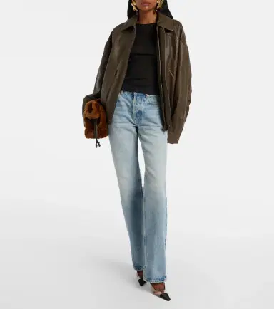 Saint Laurent Lace-trimmed ribbed-knit silk top | Thumbnail 7 Saint Laurent Lace-trimmed ribbed-knit silk top | Thumbnail 7