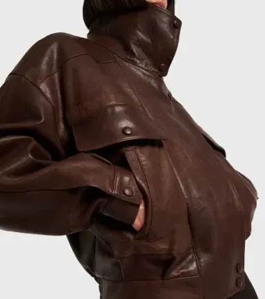 Saint Laurent Leather bomber jacket | Thumbnail 2 Saint Laurent Leather bomber jacket | Thumbnail 2
