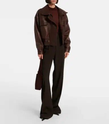 Saint Laurent Leather bomber jacket | Thumbnail 7 Saint Laurent Leather bomber jacket | Thumbnail 7