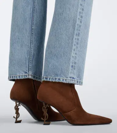 Saint Laurent Opyum suede ankle boots | Thumbnail 6 Saint Laurent Opyum suede ankle boots | Thumbnail 6
