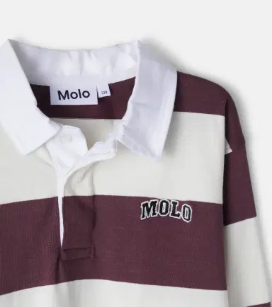 Molo Relz striped cotton jersey polo shirt | Thumbnail 2 Molo Relz striped cotton jersey polo shirt | Thumbnail 2