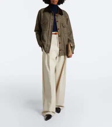 Blazé Milano Blazé Milano Olmida Berber checked wool and cashmere jacket | Thumbnail 2 Blazé Milano Blazé Milano Olmida Berber checked wool and cashmere jacket | Thumbnail 2