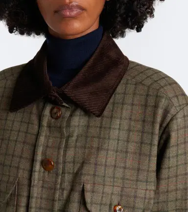 Blazé Milano Blazé Milano Olmida Berber checked wool and cashmere jacket | Thumbnail 3 Blazé Milano Blazé Milano Olmida Berber checked wool and cashmere jacket | Thumbnail 3