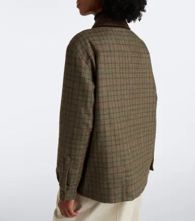 Blazé Milano Blazé Milano Olmida Berber checked wool and cashmere jacket | Thumbnail 4 Blazé Milano Blazé Milano Olmida Berber checked wool and cashmere jacket | Thumbnail 4