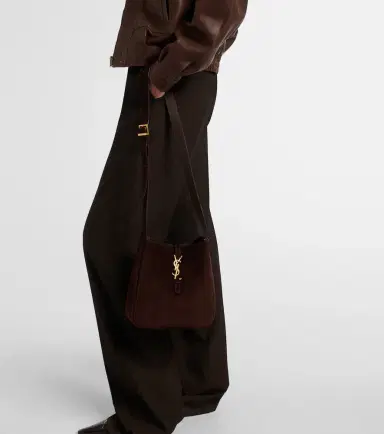 Saint Laurent Le 5 à 7 Large suede shoulder bag | Thumbnail 2 Saint Laurent Le 5 à 7 Large suede shoulder bag | Thumbnail 2