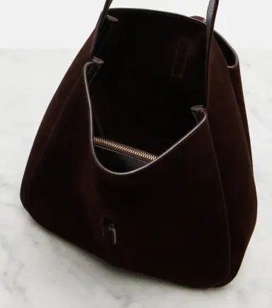 Saint Laurent Le 5 à 7 Large suede shoulder bag | Thumbnail 6 Saint Laurent Le 5 à 7 Large suede shoulder bag | Thumbnail 6