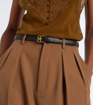 Saint Laurent Cassandre leather belt | Thumbnail 2 Saint Laurent Cassandre leather belt | Thumbnail 2