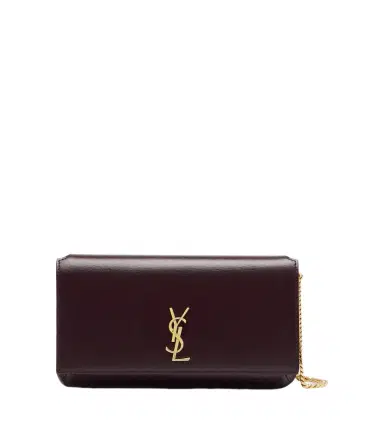 Saint Laurent Cassandre leather phone pouch | Thumbnail 1 Saint Laurent Cassandre leather phone pouch | Thumbnail 1