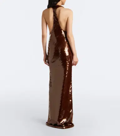 The New Arrivals Ilkyaz Ozel Olympia sequined gown | Thumbnail 3 The New Arrivals Ilkyaz Ozel Olympia sequined gown | Thumbnail 3