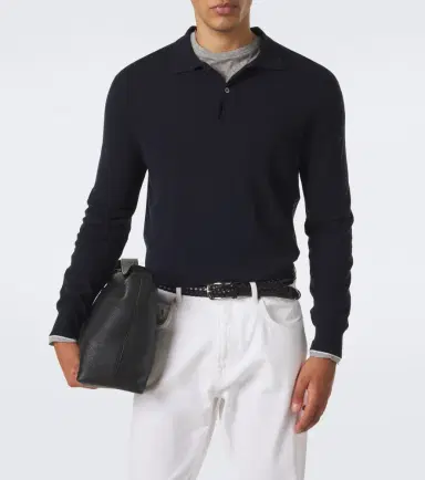 Arch4 Mr Swansea cashmere polo sweater | Thumbnail 5 Arch4 Mr Swansea cashmere polo sweater | Thumbnail 5