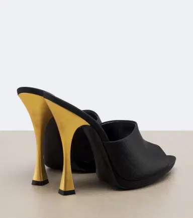 Saint Laurent Leon satin mules | Thumbnail 2 Saint Laurent Leon satin mules | Thumbnail 2
