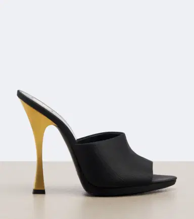 Saint Laurent Leon satin mules | Thumbnail 4 Saint Laurent Leon satin mules | Thumbnail 4