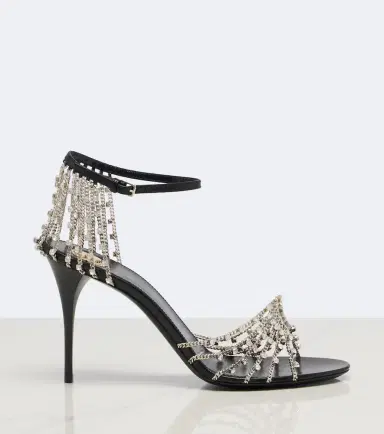 Saint Laurent Babylone embellished sandals | Thumbnail 2 Saint Laurent Babylone embellished sandals | Thumbnail 2