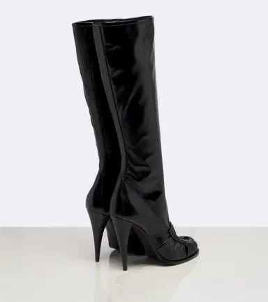 Saint Laurent Le Loafer leather knee-high boots | Thumbnail 3 Saint Laurent Le Loafer leather knee-high boots | Thumbnail 3