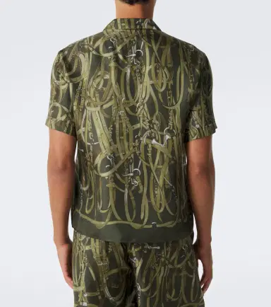 Gucci Printed silk twill bowling shirt | Thumbnail 3 Gucci Printed silk twill bowling shirt | Thumbnail 3