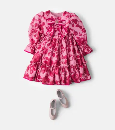 Patachou Bow-detail floral dress | Thumbnail 4 Patachou Bow-detail floral dress | Thumbnail 4