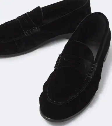 Saint Laurent Le Loafer velvet penny loafers | Thumbnail 3 Saint Laurent Le Loafer velvet penny loafers | Thumbnail 3