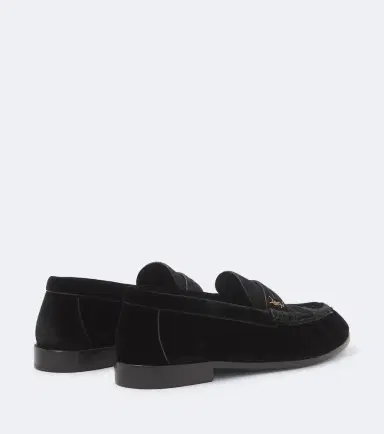 Saint Laurent Le Loafer velvet penny loafers | Thumbnail 6 Saint Laurent Le Loafer velvet penny loafers | Thumbnail 6
