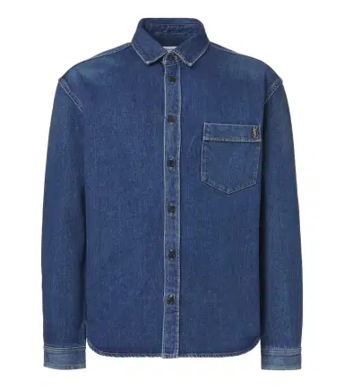 Saint Laurent Cassandre denim shirt | Thumbnail 1 Saint Laurent Cassandre denim shirt | Thumbnail 1