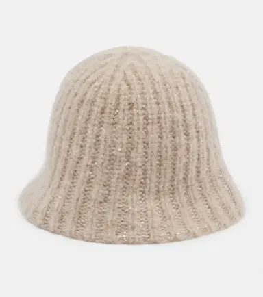Brunello Cucinelli Sequined cashmere-blend bucket hat | Thumbnail 2 Brunello Cucinelli Sequined cashmere-blend bucket hat | Thumbnail 2