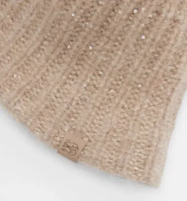 Brunello Cucinelli Sequined cashmere-blend bucket hat | Thumbnail 3 Brunello Cucinelli Sequined cashmere-blend bucket hat | Thumbnail 3