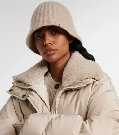 Brunello Cucinelli Sequined cashmere-blend bucket hat | Thumbnail 4 Brunello Cucinelli Sequined cashmere-blend bucket hat | Thumbnail 4