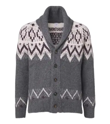 Eleventy Cashmere and silk jacquard cardigan | Thumbnail 1 Eleventy Cashmere and silk jacquard cardigan | Thumbnail 1