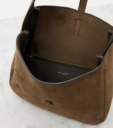 Saint Laurent Le 5 à 7 Supple Small suede shoulder bag | Thumbnail 4 Saint Laurent Le 5 à 7 Supple Small suede shoulder bag | Thumbnail 4