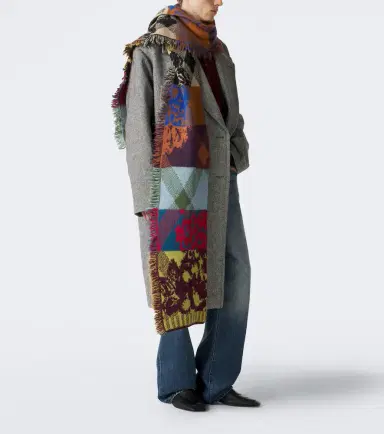Dries Van Noten Jacquard wool-blend scarf | Thumbnail 2 Dries Van Noten Jacquard wool-blend scarf | Thumbnail 2
