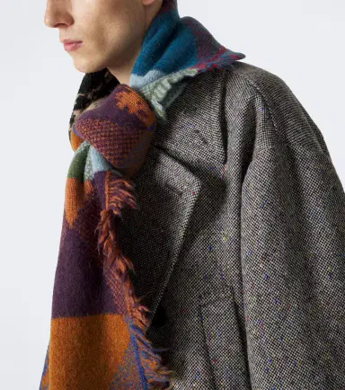 Dries Van Noten Jacquard wool-blend scarf | Thumbnail 4 Dries Van Noten Jacquard wool-blend scarf | Thumbnail 4