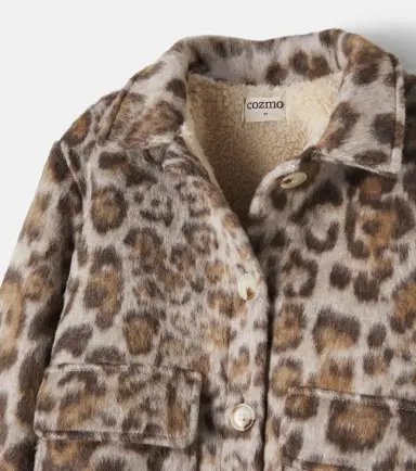 Cozmo Riga leopard print plush jacket | Thumbnail 3 Cozmo Riga leopard print plush jacket | Thumbnail 3