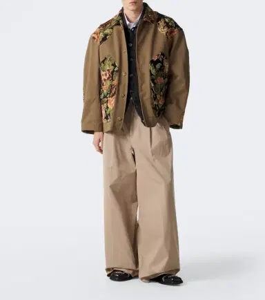 Simone Rocha Floral patchwork cotton jacket | Thumbnail 2 Simone Rocha Floral patchwork cotton jacket | Thumbnail 2