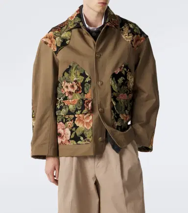 Simone Rocha Floral patchwork cotton jacket | Thumbnail 8 Simone Rocha Floral patchwork cotton jacket | Thumbnail 8