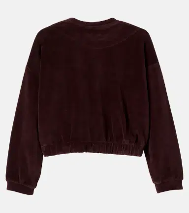 Cozmo Fara cotton-blend velvet sweatshirt | Thumbnail 2 Cozmo Fara cotton-blend velvet sweatshirt | Thumbnail 2