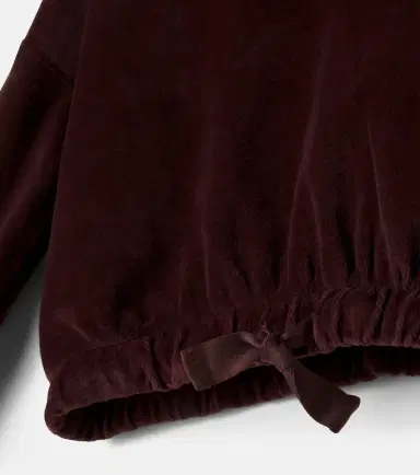 Cozmo Fara cotton-blend velvet sweatshirt | Thumbnail 3 Cozmo Fara cotton-blend velvet sweatshirt | Thumbnail 3