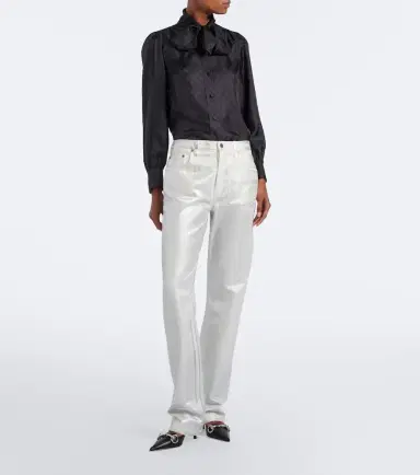 Gucci Low-rise wide-leg jeans | Thumbnail 5 Gucci Low-rise wide-leg jeans | Thumbnail 5